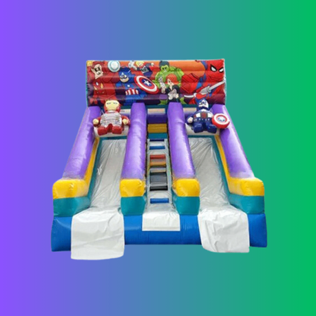 히어로 캐릭터 간판 슬라이드 이미지